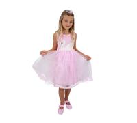 Costume da bambina Principessa Cigno - abito rosa con tulle (taglia S)