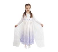 Costume da bambina Regina d’inverno - abito con strascico (taglia S)