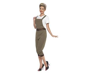 Costume Da Bambina Ww2 Land Girl Grande