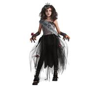 Costume Da Bambina Zombie Goth Prom Queen Per Halloween