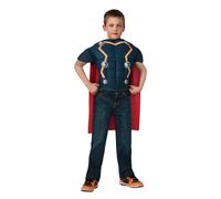 Costume Da Bambino Avengers Assemble Marvel Thor Con Muscoli Taglia Unica