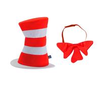 Costume Da Bambino Con Cravatta E Cappello Il Gatto Nel Cappello Di Dr. Seuss