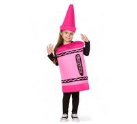 Costume Da Bambino Crayola Rosa | Taglia Unica Fino A 6