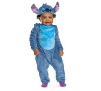 DISGUISE Tutina Stitch Neonati/Bambini - Costume Lilo e Stitch Bambini con Cappuccio e Orecchie 12-18 Mesi - Licenza Ufficiale Disney Lilo e Stitch - Materiale Morbido