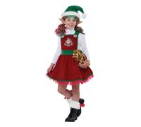 Costume Da Bambino Elf Con Bastoncino Di Zucchero