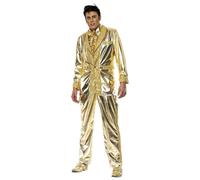 Costume Da Bambino Elvis Oro Lame Medio