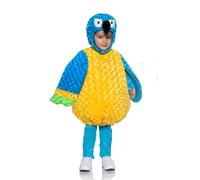 Costume Da Bambino In Peluche Di Pappagallo Con Pelo A Spirale
