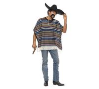 Costume Da Bambino Poncho Autentico Taglia Unica