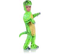 Costume Da Bambino Stampato Di T-Rex Verde