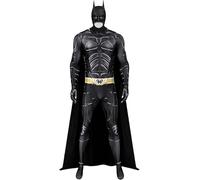 Costume da Batman per adulti, Dark Knight Supereroe con maschera e mantello, Halloween Party Outfit (2XL)