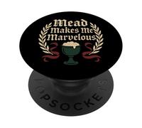 Costume da bavero medievale della taverna rinascimentale PopSockets PopGrip Adesivo