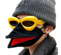 Costume da becco di di Natale Accessorio cosplay - Maschera per il viso divertente, Abbigliamento leggero per feste, Uomini Donne Festival Musica Carnevale Masquerade Teatro Stage Servizi foto