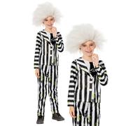 Costume Da Beetlejuice Per Bambini Ufficiale Di Halloween Con Parrucca