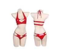 Costume da bikini sexy da diavolo in stile scuro, costume da lingerie, serie Magic Night, Little Devil Anime(Red)