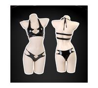 Costume da bikini sexy da diavolo in stile scuro, costume da lingerie, serie Magic Night, Little Devil Anime(Black)