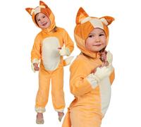Costume Da Bingo Per Bambini Blu Fantasia Outfit Ufficiale 2-4 Anni