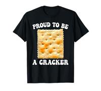 Costume da biscotto di Halloween «Proud to be a Cracker Funny Snack» Maglietta
