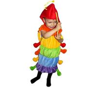 Costume da Bruco, F83 Taglia 4-5A (104-110cm) per Bambini, Verme, Travestimento, Costumi per Ragazzi, Ragazze, Carnevale, Costume in Maschera, Regalo