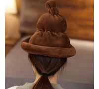 Costume da cacca, cappello, accessorio fotografico per feste a tema invernale