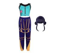 Costume da cacciatore di demoni Rum-i Zoeys, costume per cosplay, travestimento da demoni con parrucca, cantanti pop R-umi Zoeys, idolo, palcoscenico, giochi di ruolo, Halloween, cosplay, per donne e
