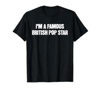 Costume da Calciatore Britannico con Scritta I'm a Famous Football Maglietta
