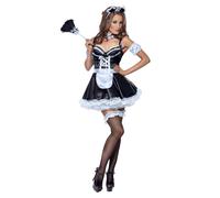 Costume Da Cameriera Francese Flirty Per Adulti Piccolo