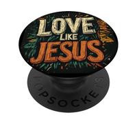 Costume da cammino nella fede e nell'amore come Gesù per uomo e donna PopSockets PopGrip Adesivo