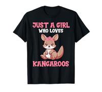 Costume da canguro per ragazze che amano i canguri Maglietta