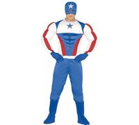 Costume da Capitano Superstar per uomo M