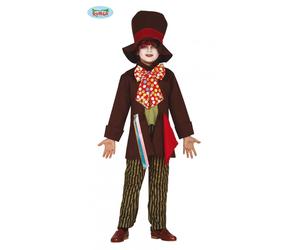 Costume da Cappellaio Matto per Bambino per Feste in Maschera