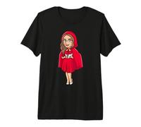 Costume da Cappuccetto Rosso Donna Divertente Halloween Maglietta Premium