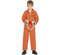 CARNEVALE HALLOWEEN VESTITO CARCERATO AMERICANO HANNIBAL LECTER BAMBINO PRISONER