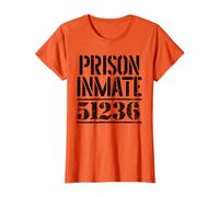 Costume da carcerato di Halloween Inmate Prison Maglietta