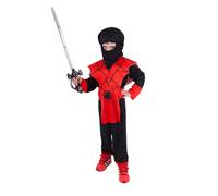 Costume da Carnevale per Bambini Ninja Rosso