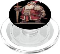 Costume da cavaliere Babbo Natale in armatura e spada per ragazzi e ragazze PopSockets PopGrip per MagSafe