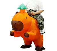 Costume Da Cavaliere Capibara Per Adulti - 137x107x97 Cm Gonfiato, Costume Da Equitazione Per Animali, Abbigliamento Cosplay Gonfiabile | Aspetto Del Personaggio Di Grandi Dimensioni, Esposizione