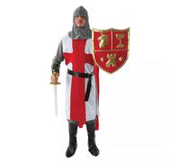 Costume Da Cavaliere Crociato Per Adulti Taglia Unica