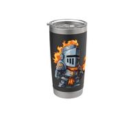 Costume da cavaliere del fuoco Bicchiere termico in acciaio inox doppia parete