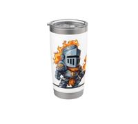 Costume da cavaliere del fuoco Bicchiere termico in acciaio inox doppia parete