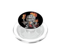 Costume da cavaliere del Regno in fiamme con spada per bambini e bambine PopSockets PopGrip per MagSafe