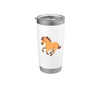 Costume da cavallo da corsa al galoppo Bicchiere termico in acciaio inox doppia parete