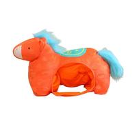 Costume da cavallo in peluche, per cosplay, costume da capra con orecchie, testa di cavallo in stile cartone animato, per spettacoli teatrali, foto, feste, scuola, uomini, donne, giovani