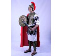 Costume da Centurione Romano corazza color oro soldato extra lusso