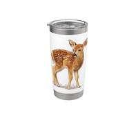 Costume da cervo per giovani amanti degli animali della foresta Bicchiere termico in acciaio inox doppia parete