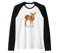 Costume da Cervo per Giovani Amanti degli Animali della Foresta Maglia con Maniche Raglan