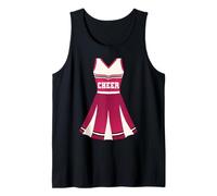 Costume da Cheerleader Cheerleading Halloween Cheer Team Canotta