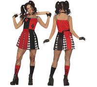 Costume da cheerleader pazza di Harley Davidson, taglia 42-44 L