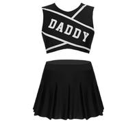 Costume da cheerleader sexy per donne Divisa da cheerleader comoda