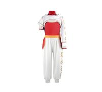 Costume da cheerleader zombi per ragazze, per Halloween, scuola superiore, per cosplay, feste (stile 02, 8-9 anni)