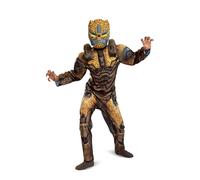 Costume da Cheetor Transformers per bambini, ufficiale Transformers Rise of the Beasts, con imbottitura muscolare e maschera, taglia (4-6)